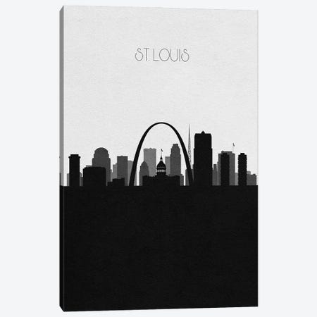 St. Louis, Missouri City Skyline Canvas Print #ADA402} by Ayse Deniz Akerman Art Print
