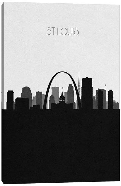 St. Louis, Missouri City Skyline Canvas Art Print - St. Louis Skylines