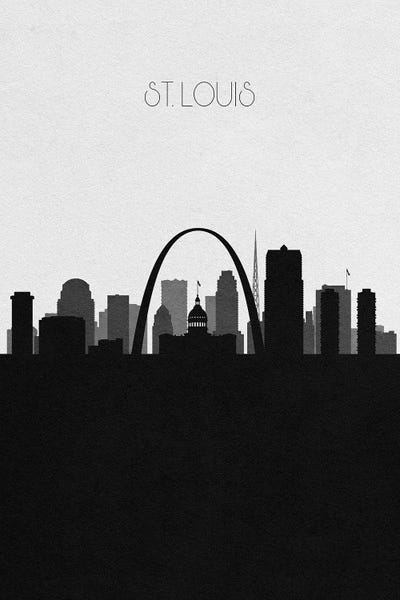 Ayse Deniz Akerman: St. Louis, Missouri City Skyline by Ayse Deniz Akerman