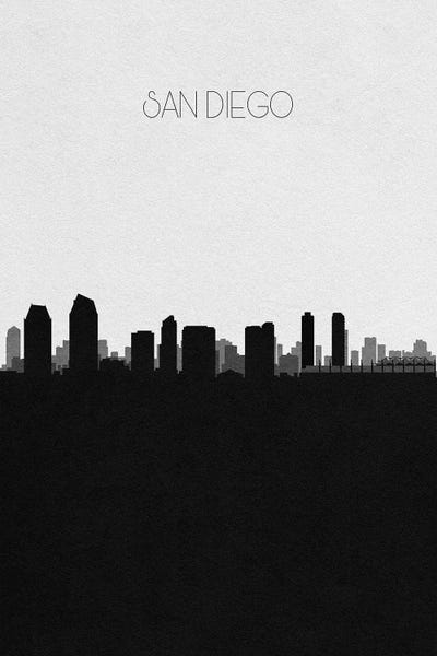 San Diego, California City Skyline