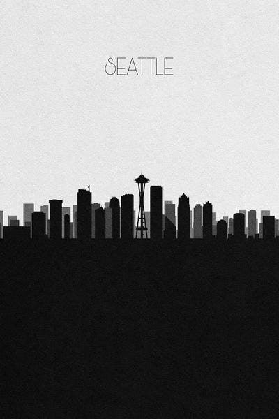 Seattle: Seattle, Washington City Skyline by Ayse Deniz Akerman