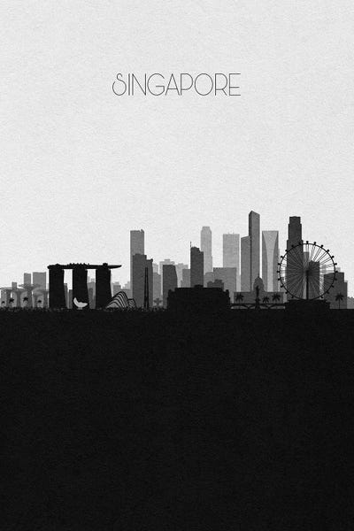 Singapore: Singapore City Skyline by Ayse Deniz Akerman