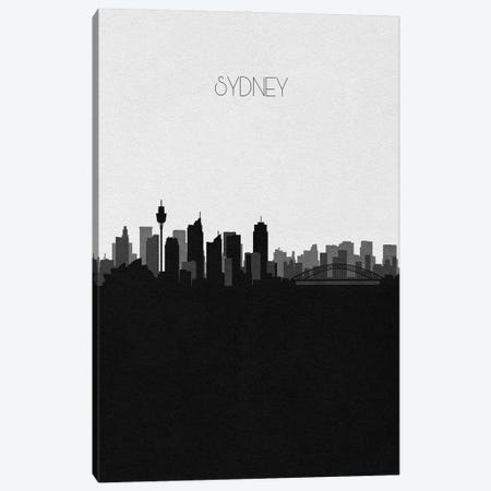 Sydney, Australia City Skyline Canvas Print #ADA417} by Ayse Deniz Akerman Canvas Art Print