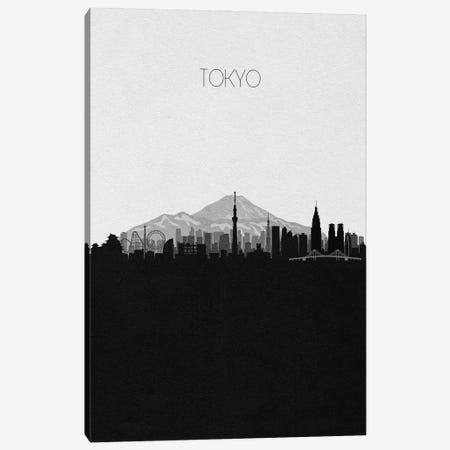Tokyo, Japan City Skyline Canvas Print #ADA421} by Ayse Deniz Akerman Canvas Print