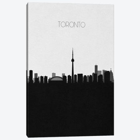 Toronto, Canada City Skyline Canvas Print #ADA423} by Ayse Deniz Akerman Canvas Art Print