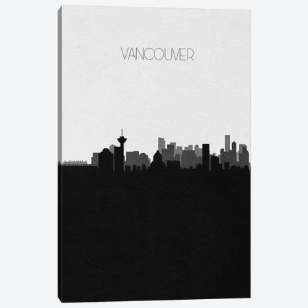 Vancouver, Canada City Skyline Canvas Print #ADA426} by Ayse Deniz Akerman Canvas Art
