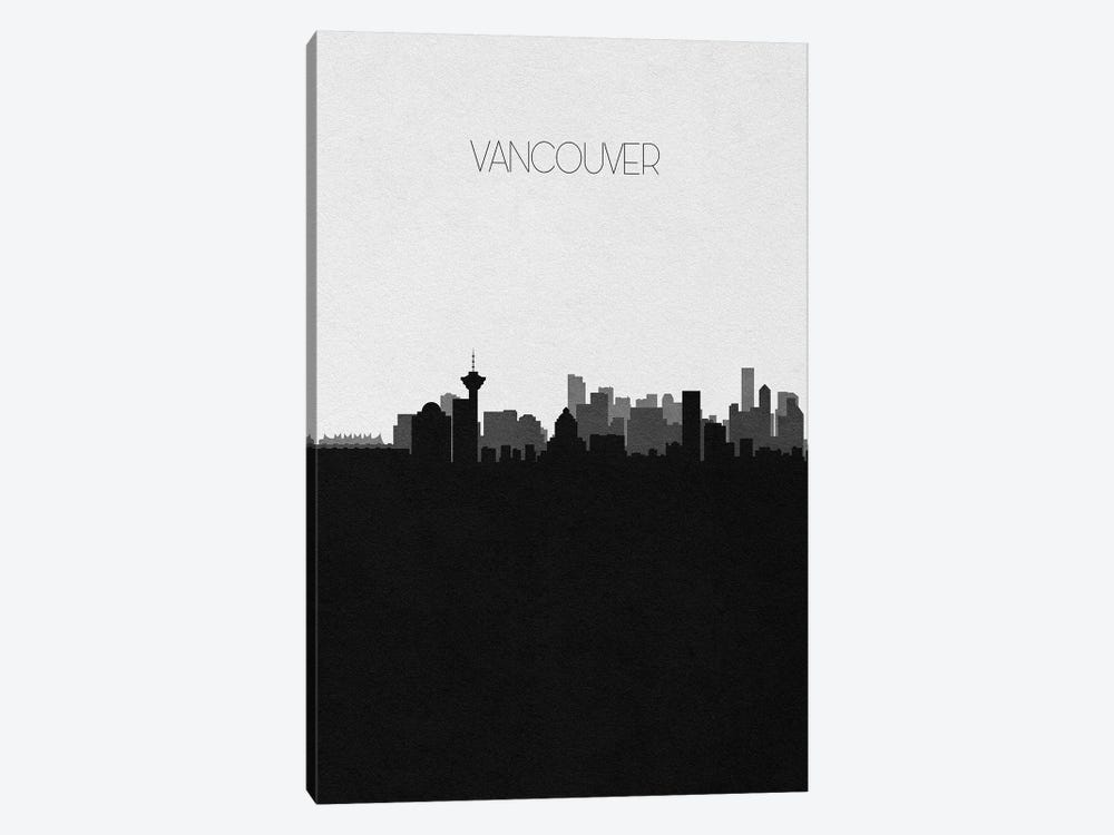 Vancouver, Canada City Skyline by Ayse Deniz Akerman 1-piece Canvas Art