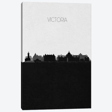 Victoria, Canada City Skyline Canvas Print #ADA427} by Ayse Deniz Akerman Canvas Art