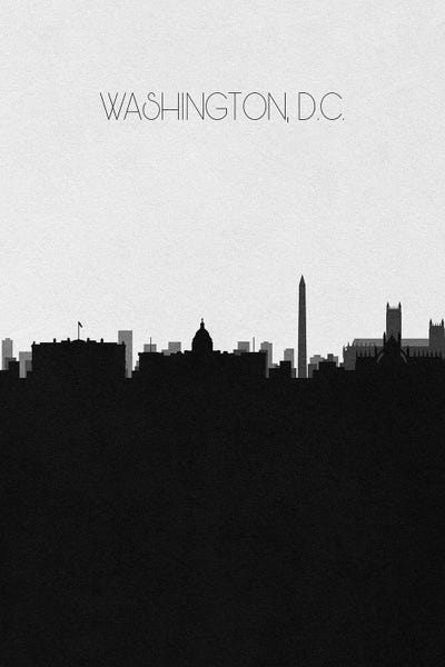 Ayse Deniz Akerman: Washington Dc City Skyline by Ayse Deniz Akerman