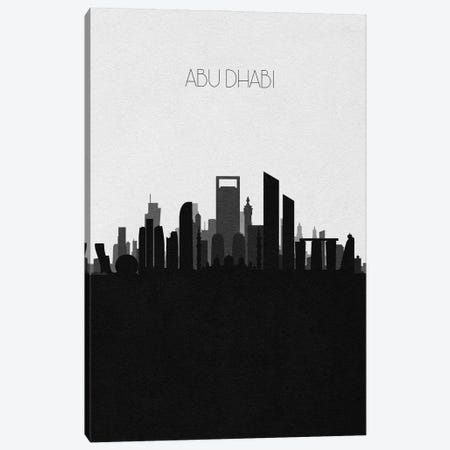 Abu Dhabi, UAE Skyline Canvas Print #ADA436} by Ayse Deniz Akerman Art Print
