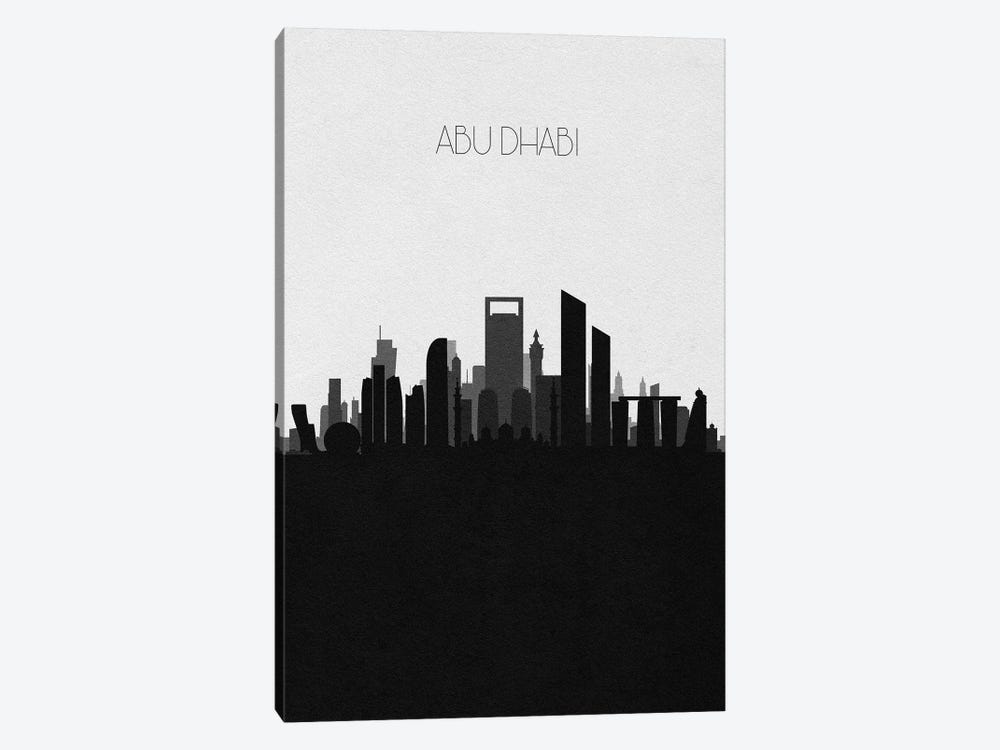 Abu Dhabi, UAE Skyline by Ayse Deniz Akerman 1-piece Art Print
