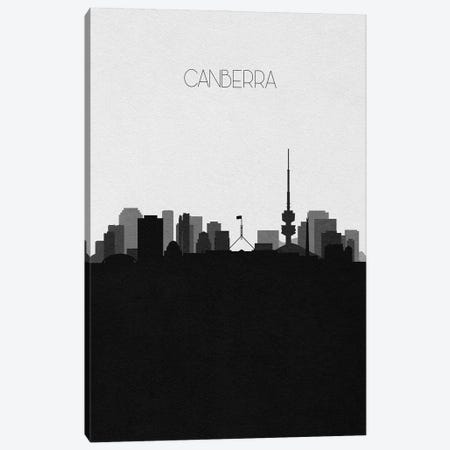 Canberra, Australia City Skyline Canvas Print #ADA443} by Ayse Deniz Akerman Canvas Print