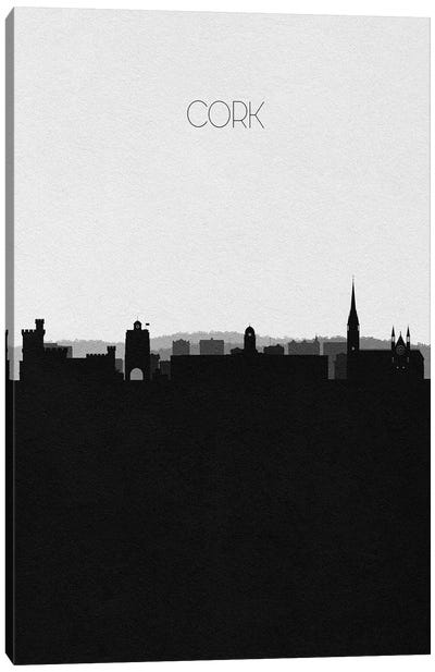 Cork, Ireland City Skyline Canvas Art Print