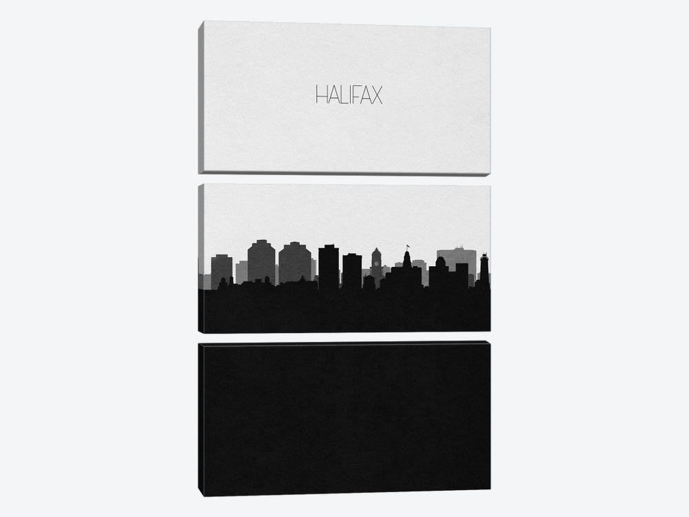 Halifax, Canada City Skyline by Ayse Deniz Akerman 3-piece Canvas Print