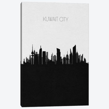 Kuwait City Skyline Canvas Print #ADA460} by Ayse Deniz Akerman Art Print