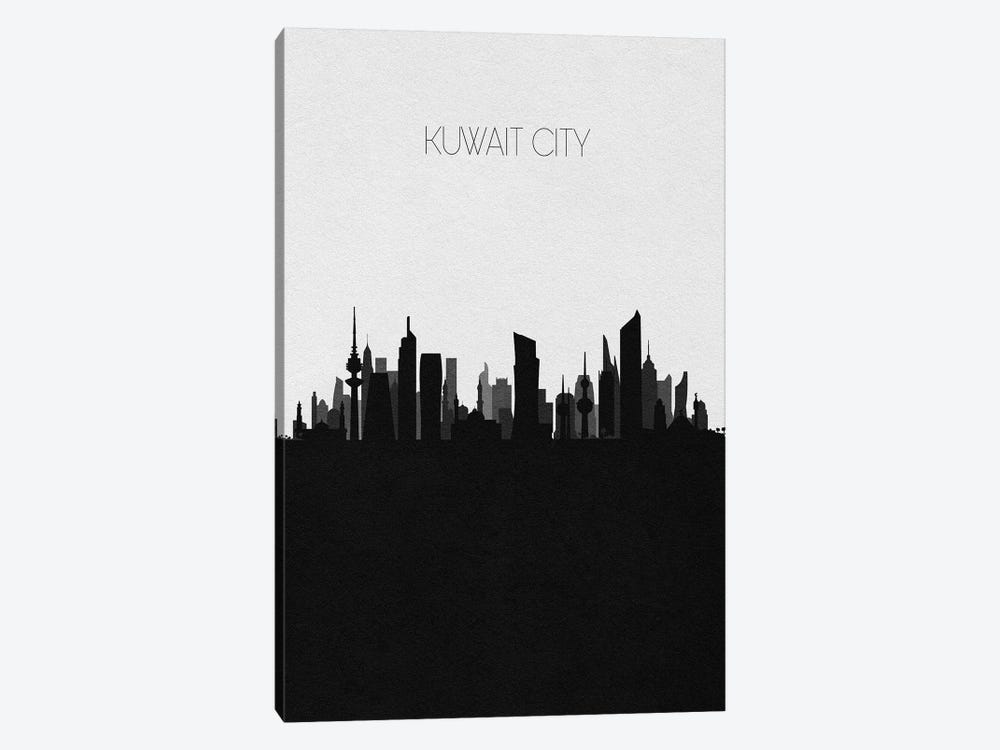 Kuwait City Skyline by Ayse Deniz Akerman 1-piece Canvas Art