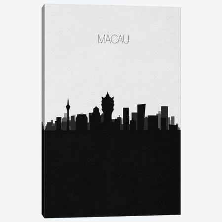 Macau, China City Skyline Canvas Print #ADA463} by Ayse Deniz Akerman Canvas Art Print