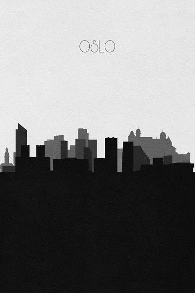 Oslo: Oslo, Norway City Skyline by Ayse Deniz Akerman