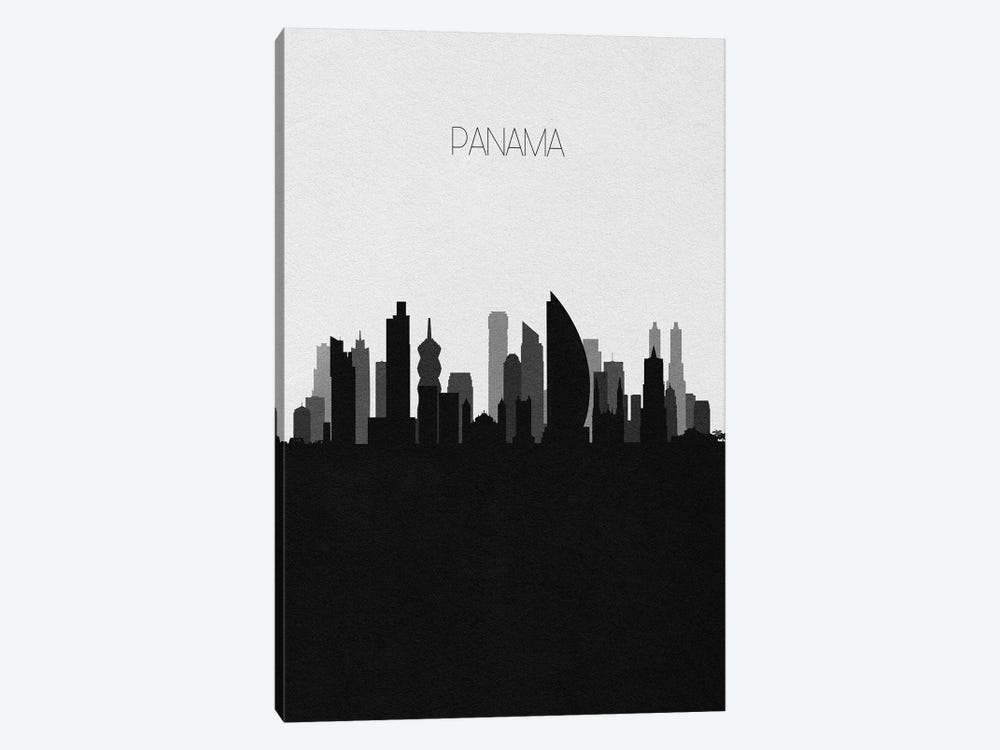Panama City Skyline by Ayse Deniz Akerman 1-piece Art Print