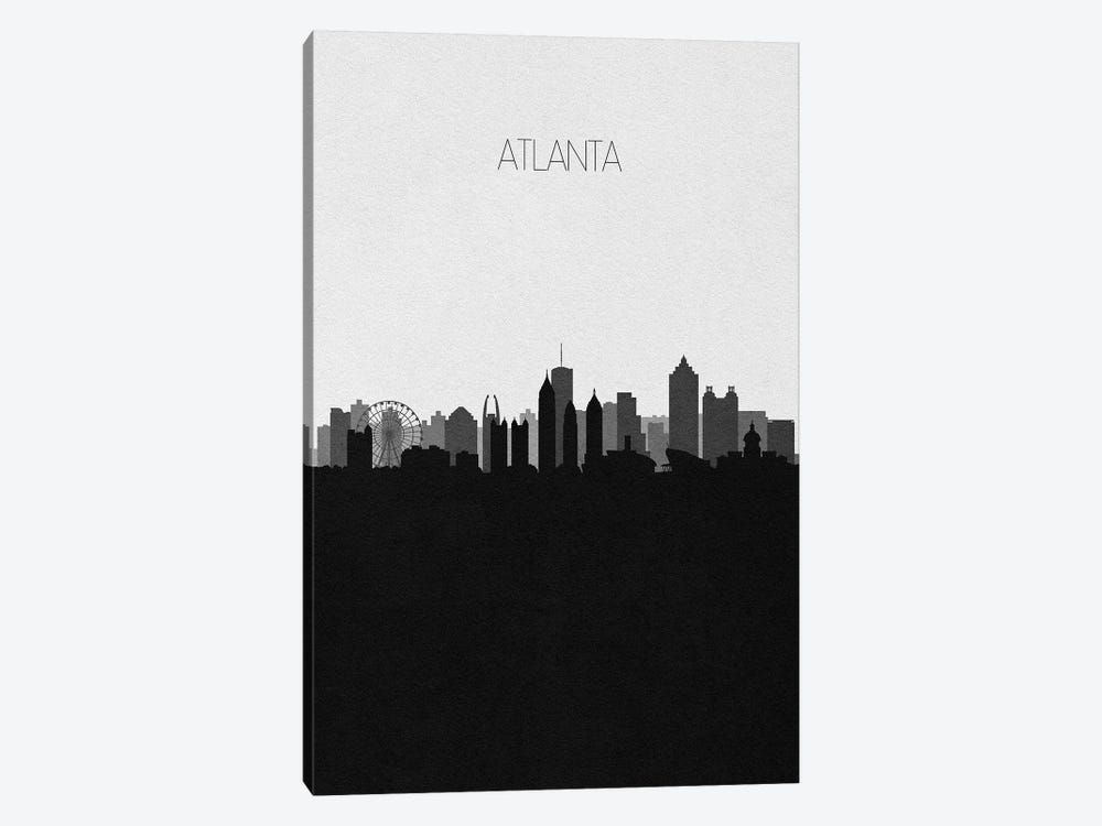 Atlanta Skyline by Ayse Deniz Akerman 1-piece Canvas Artwork