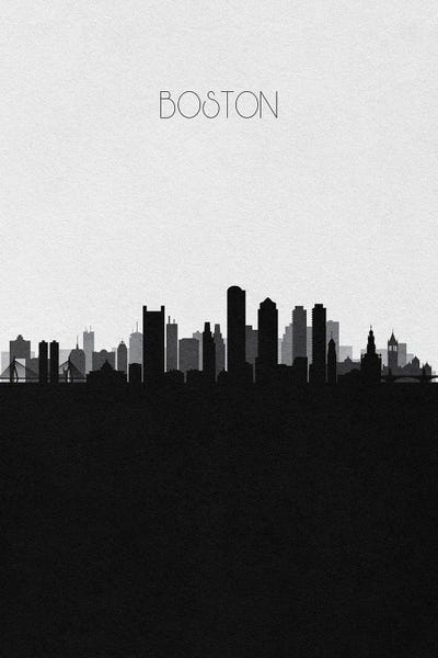 Boston Skyline by Ayse Deniz Akerman canvas print