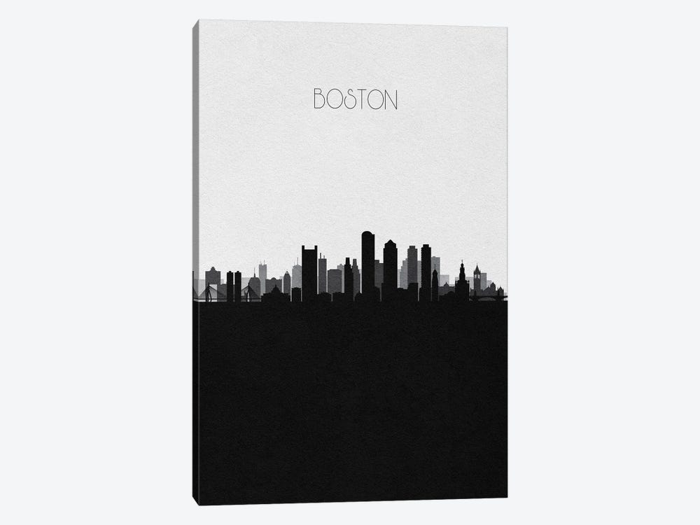 Boston Skyline by Ayse Deniz Akerman 1-piece Art Print