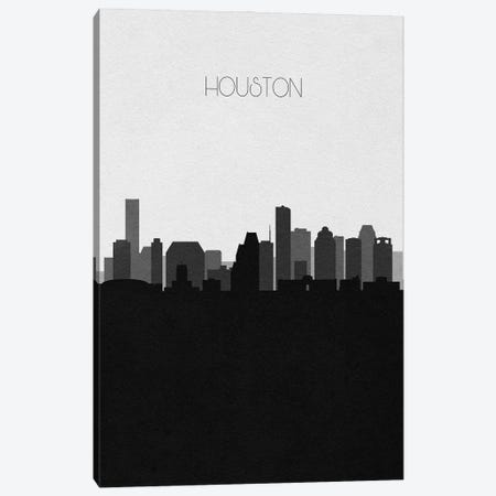 Houston Skyline Canvas Print #ADA496} by Ayse Deniz Akerman Art Print