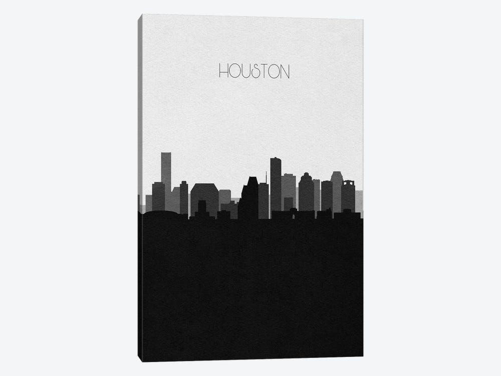 Houston Skyline by Ayse Deniz Akerman 1-piece Canvas Print