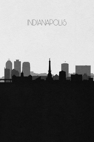 Indianapolis Skyline by Ayse Deniz Akerman art print