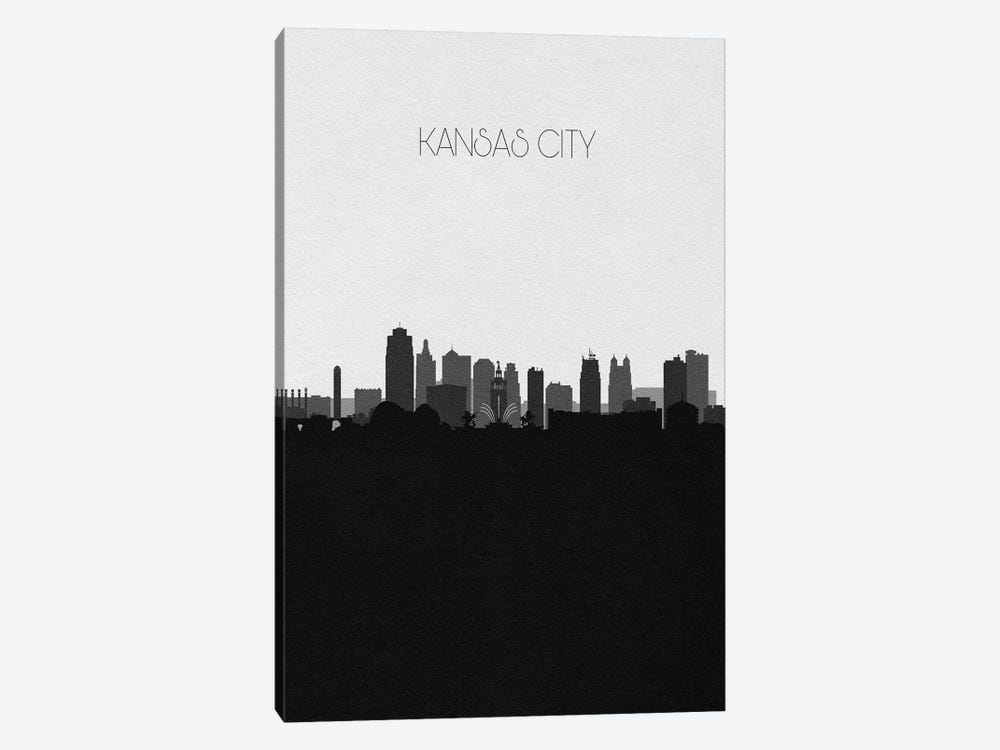 Kansas City Skyline by Ayse Deniz Akerman 1-piece Art Print