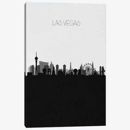 Las Vegas Skyline Canvas Print #ADA499} by Ayse Deniz Akerman Canvas Art