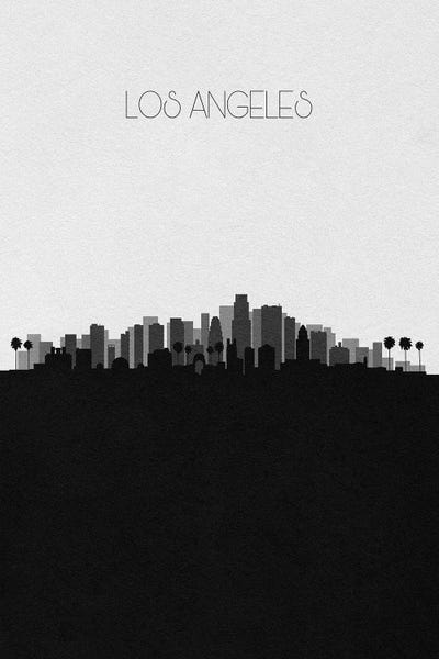 Los Angeles Skylines: Los Angeles Skyline by Ayse Deniz Akerman