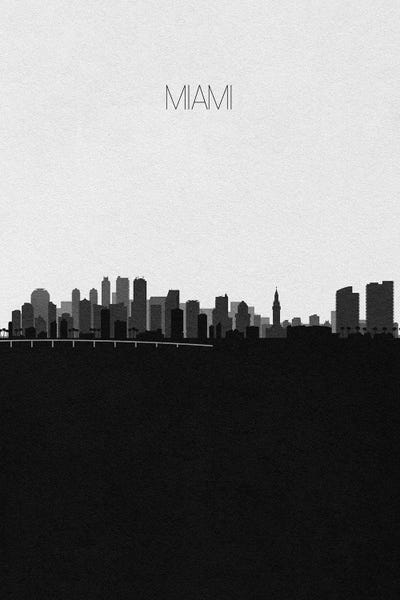 Miami: Miami Skyline by Ayse Deniz Akerman