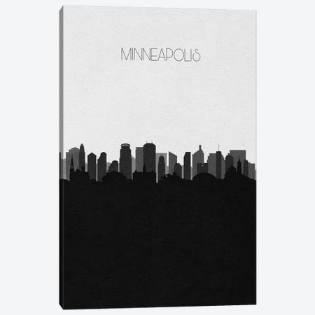 Minneapolis Skyline Canvas Print #ADA504} by Ayse Deniz Akerman Canvas Art Print