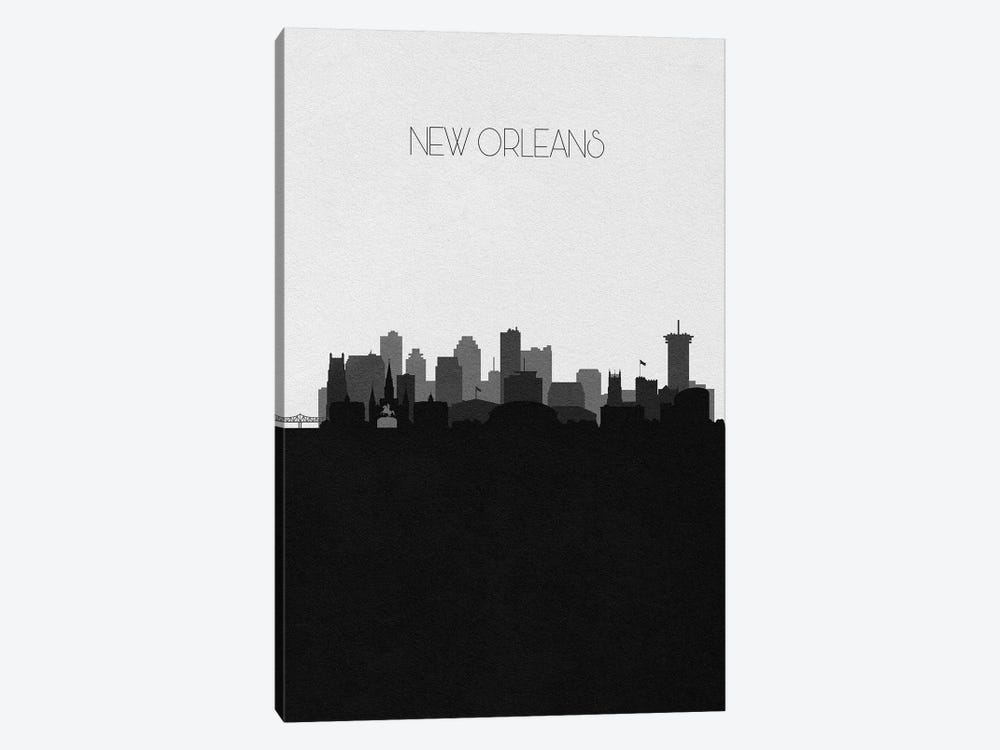 New Orleans Skyline by Ayse Deniz Akerman 1-piece Canvas Print
