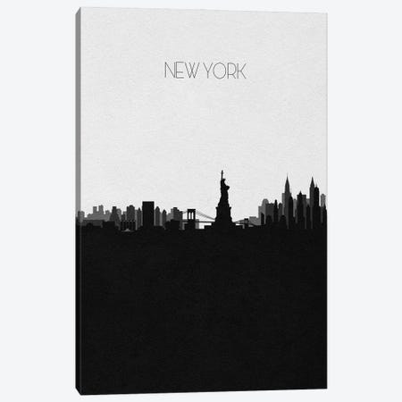 New York City Skyline Canvas Print #ADA507} by Ayse Deniz Akerman Canvas Print