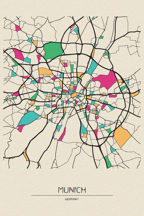 Munich, Germany Map