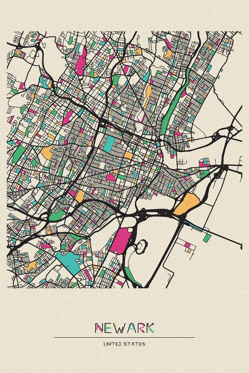 Newark, New Jersey Map