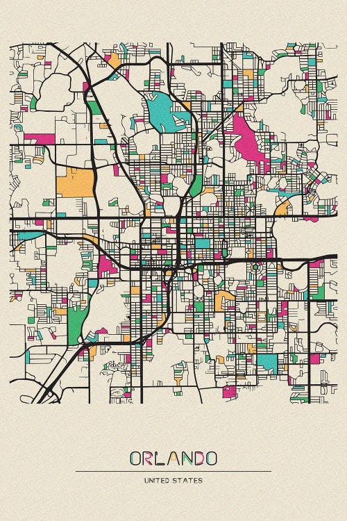 Orlando, Florida Map