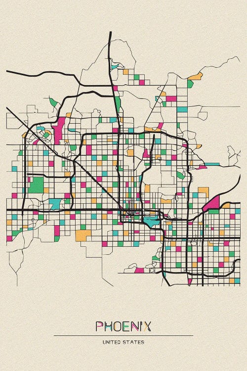 Phoenix, Arizona Map