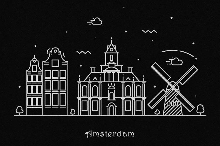 Amsterdam by Ayse Deniz Akerman wall art