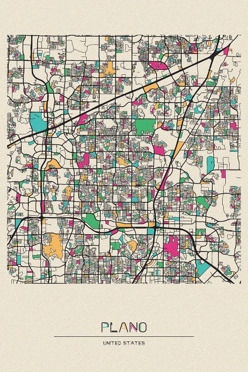 Plano, Texas Map