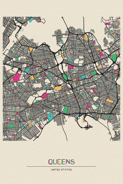 Queens, New York Map