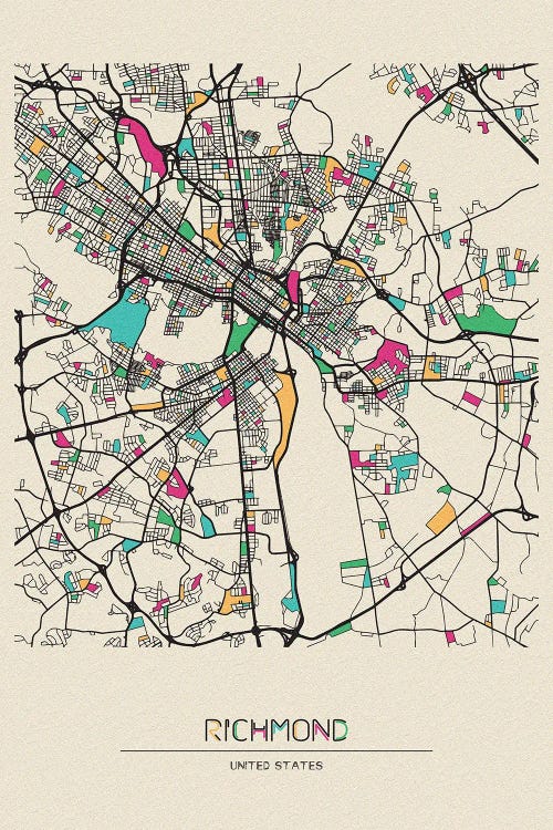 Richmond, Virginia Map