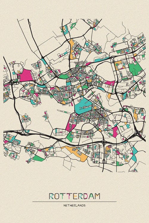 Rotterdam, Netherlands Map