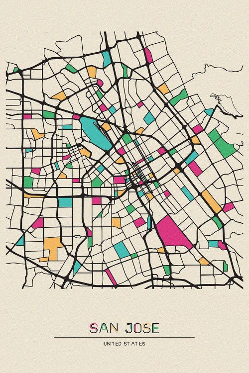 San Jose, California Map