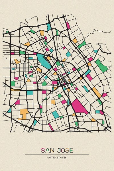 San Jose, California Map