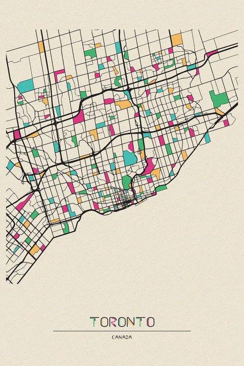 Toronto, Canada Map