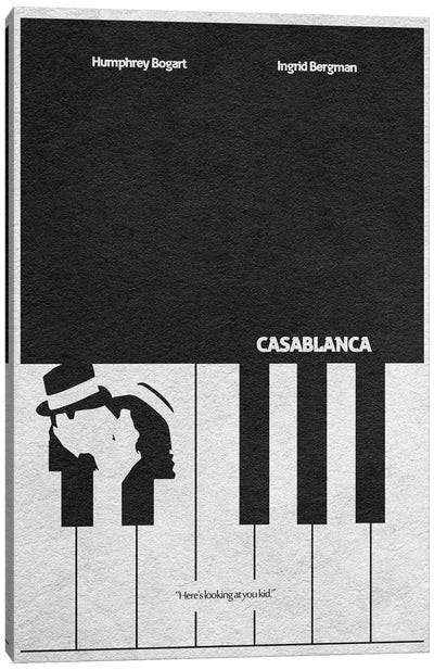 Casablanca Canvas Art Print - Movie Lover
