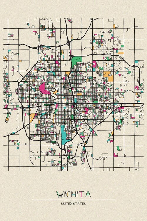 Wichita, Kansas Map